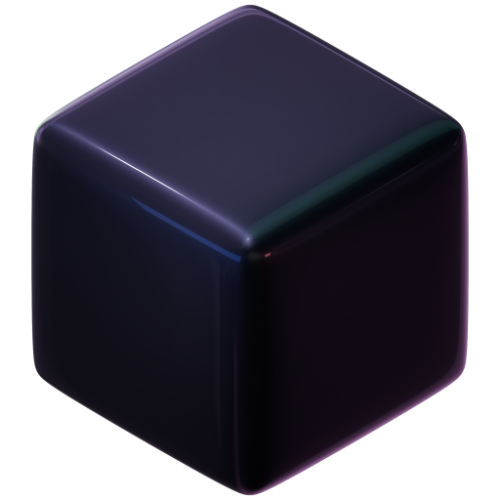 Cube 3-D Image